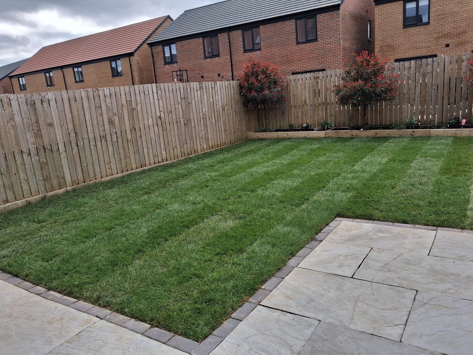 New Build Turf Laying