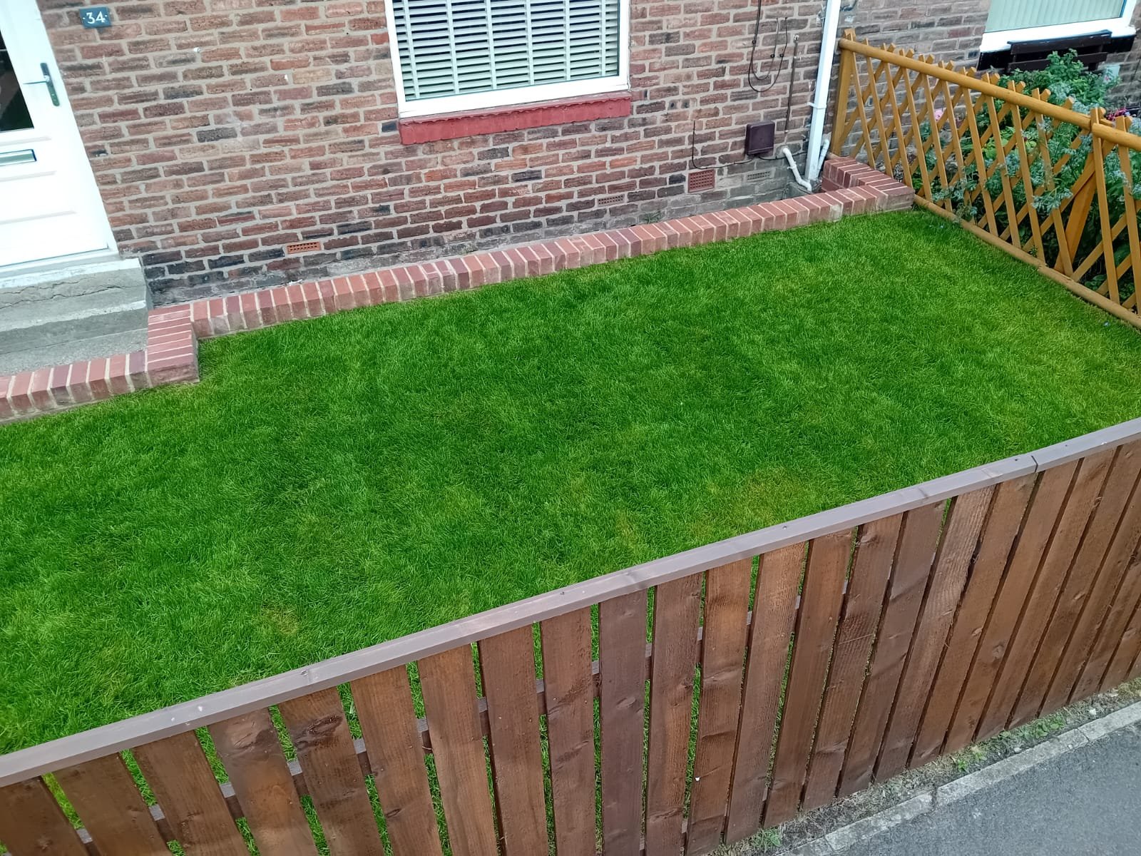 Terrace Turf Laying